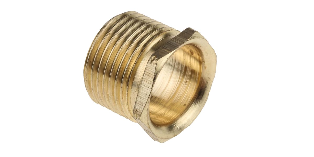 Product image for Brass male long bush for conduit,20mm