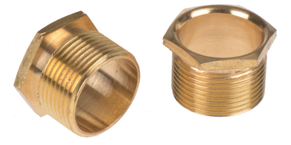 Product image for Brass male long bush for conduit,25mm