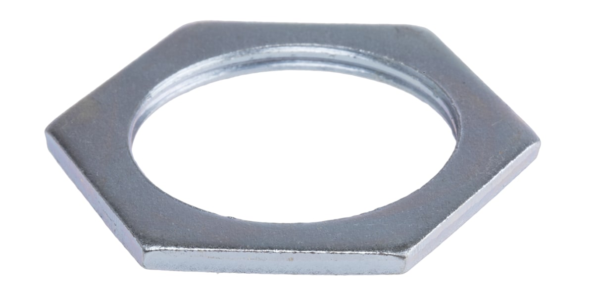 Product image for Galvanised steel locknut,M32x2.87mm T