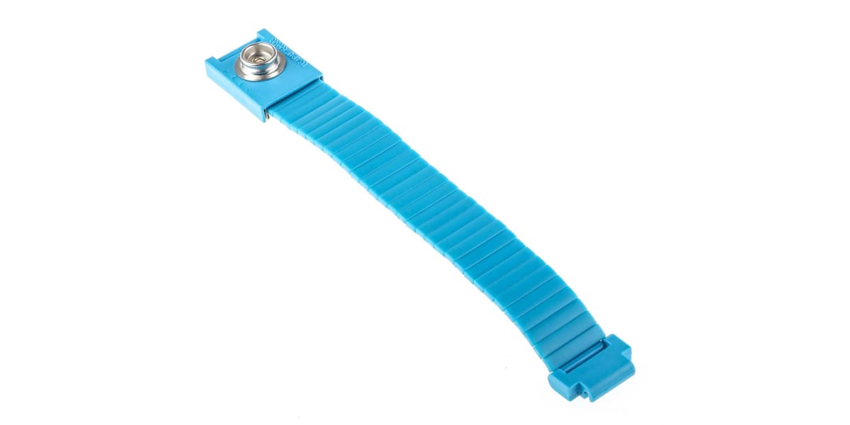 Product image for 10mm male press stud adj metal wristband