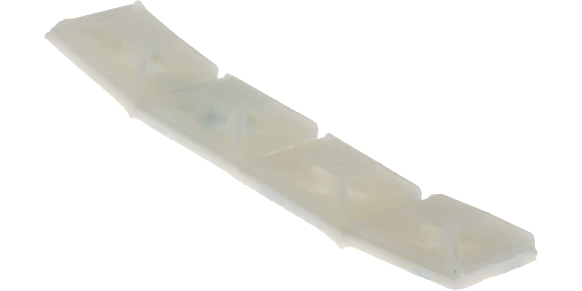 Product image for Natural s/adhesive c/tie base, 13x13mm