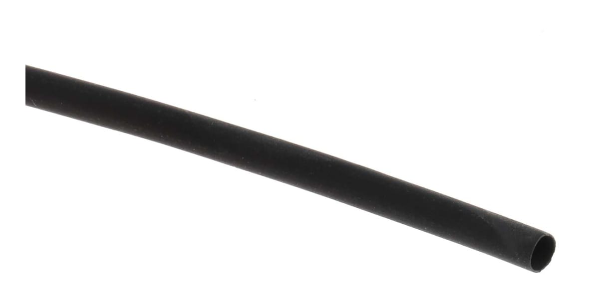 Product image for Black heatshrink tubing,3.2mm bore