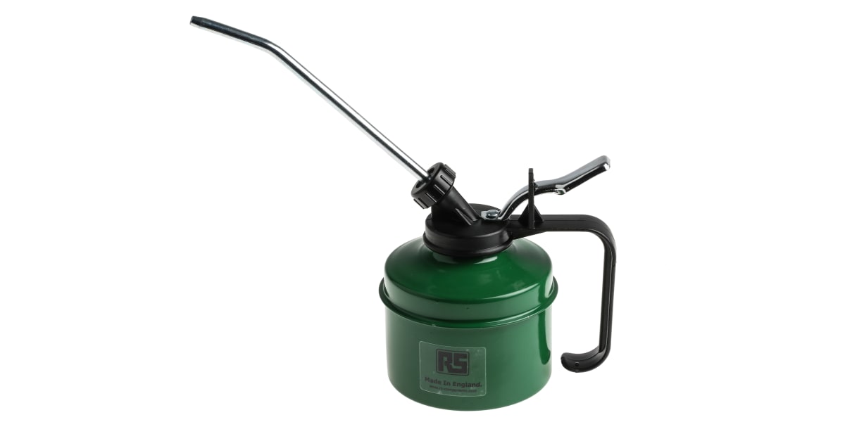 Product image for Metal Green Oil Can + Nylon Pump 350cc