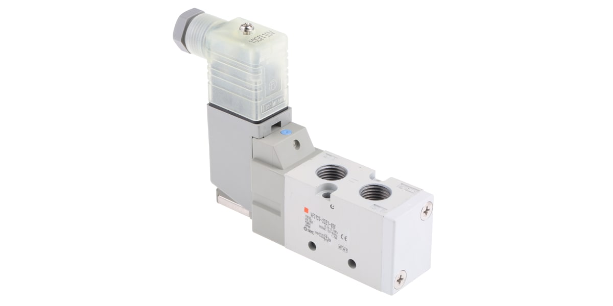 Product image for G1/4 5/2 SOLENOID/SPRING VALVE,110VAC