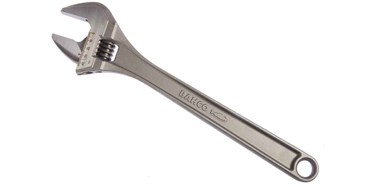 Product image for 15in adjustable spanner with scale