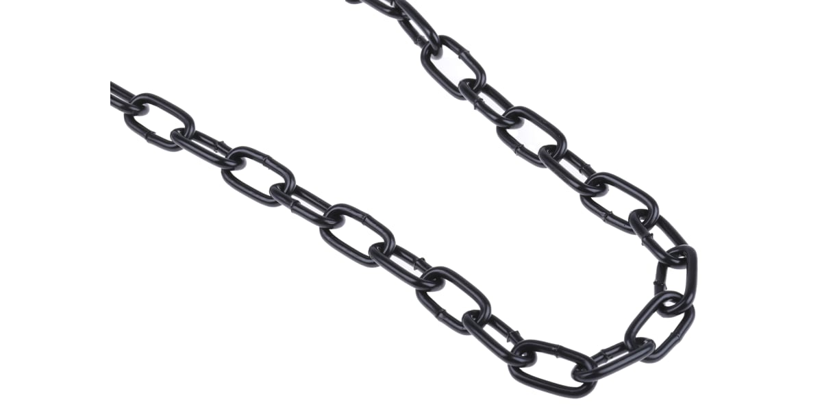 Product image for 10m japanned steel chain,14Lx2.5mm dia