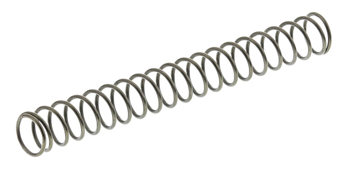 Product image for Steel compression spring,4.40diax35.5mmL