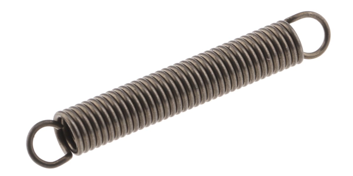 Product image for Steel extension spring,22.1L3.2mm dia