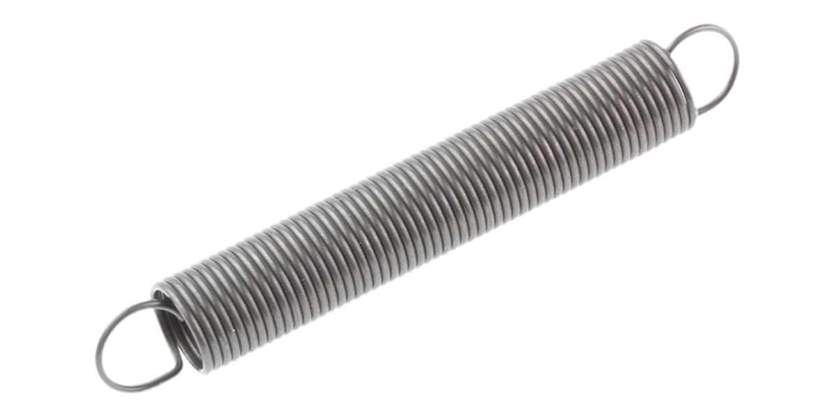 Product image for Steel extension spring,26.4Lx3.5mm dia