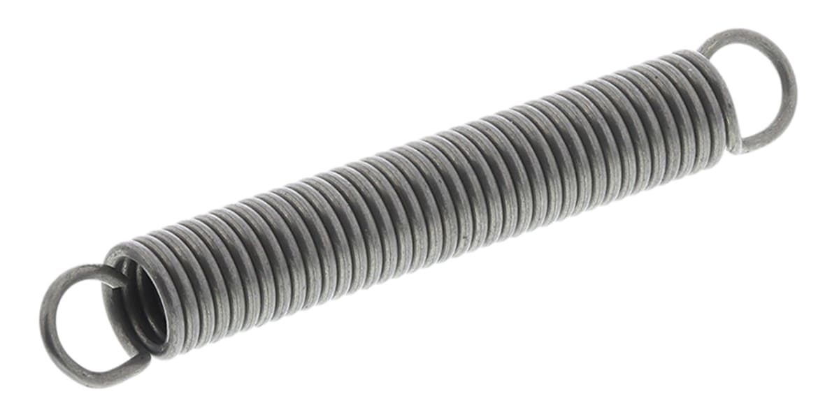 Product image for Steel extension spring,34.5Lx5.0mm dia