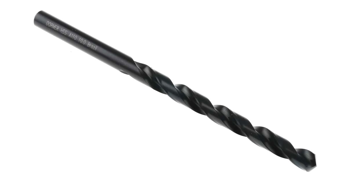 Product image for Dormer HSS Twist Drill Bit, 10mm x 184 mm