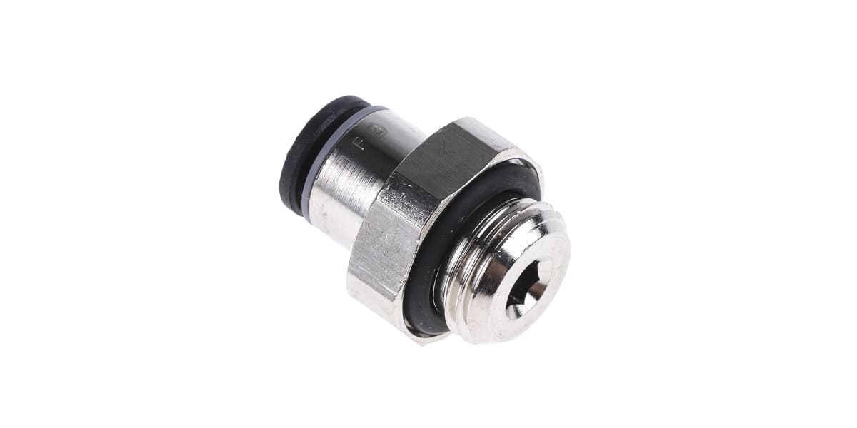 Product image for Male parallel straight adaptor,G1/8x4mm