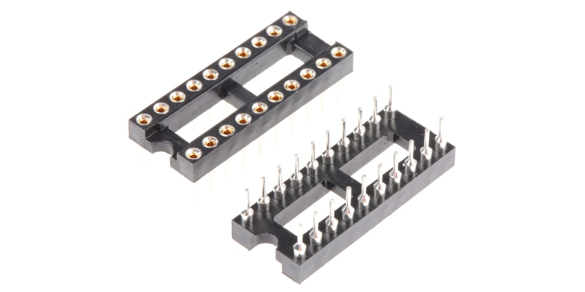 Product image for 20 WAY TURNED PIN DIL SOCKET,0.3IN PITCH