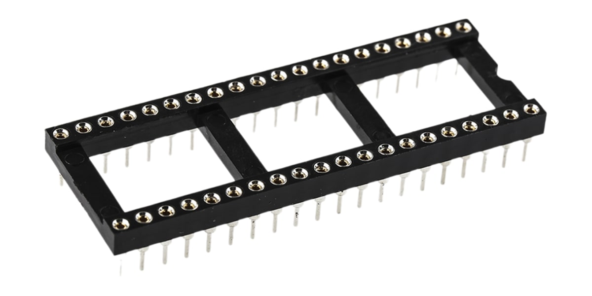 Product image for 40 WAY TURNED PIN DIL SOCKET,0.6IN PITCH