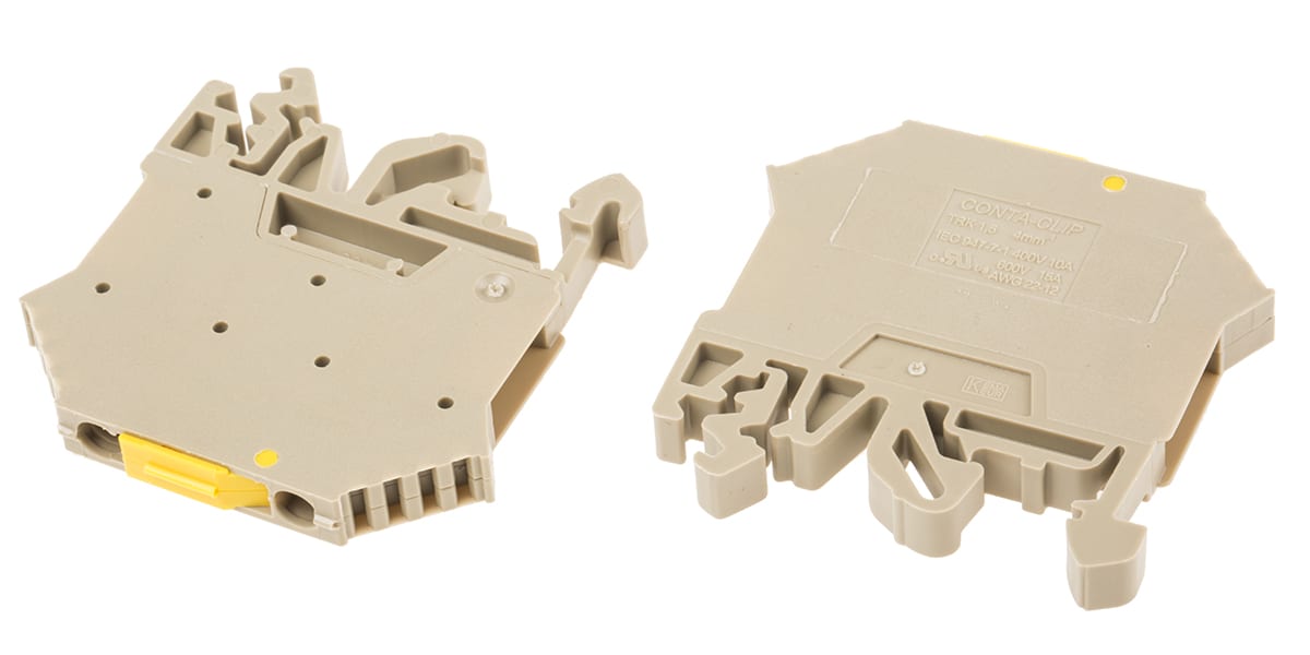 Product image for DIN rail mount disconnect terminal,10A