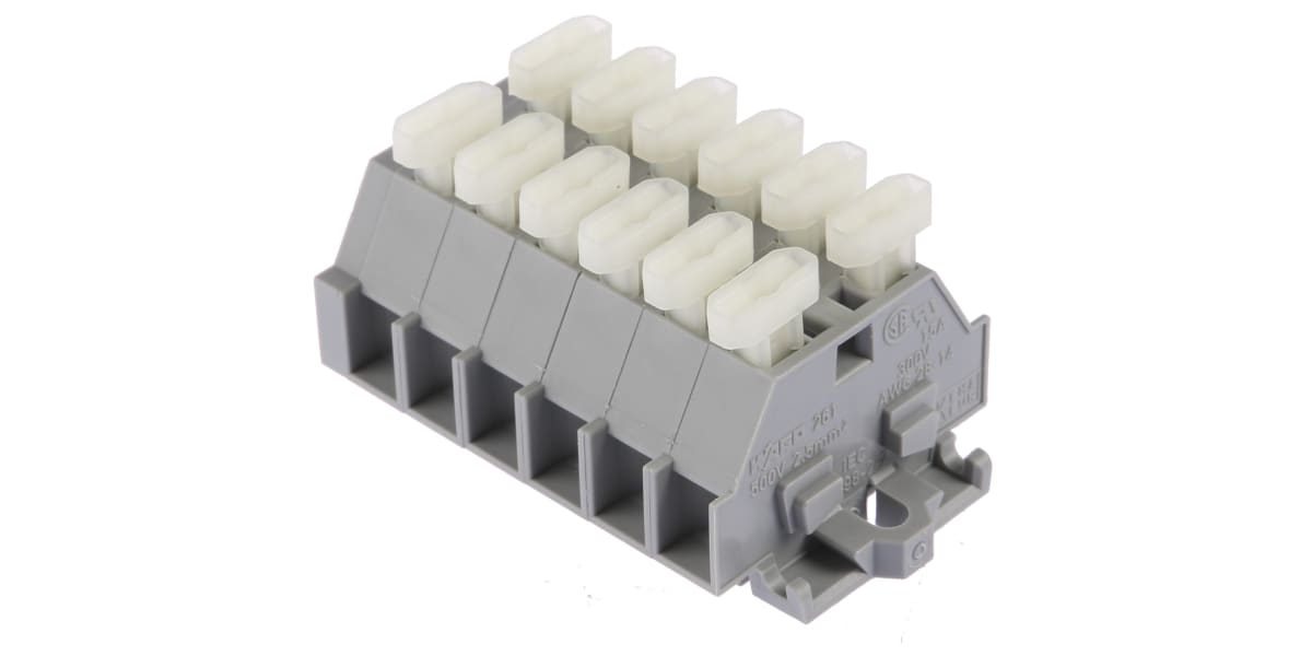 Product image for Wago 6mm Pitch PCB Terminal Block