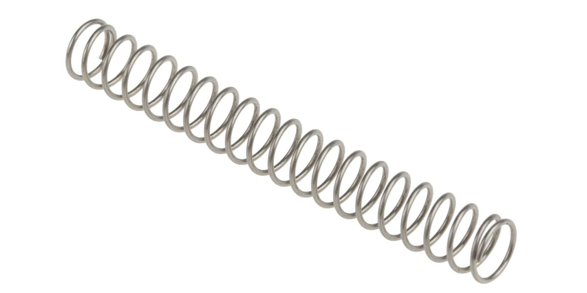 Product image for S/steel comp spring,54Lx6.93mm dia