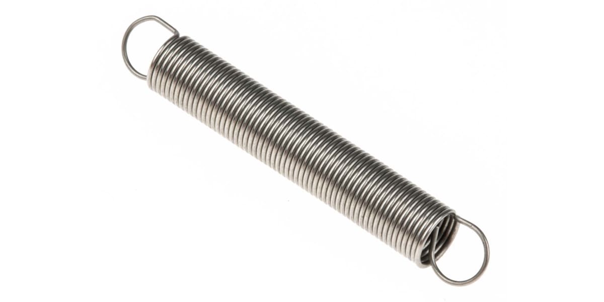 Product image for S/steel extension spring,27.2Lx4mm dia