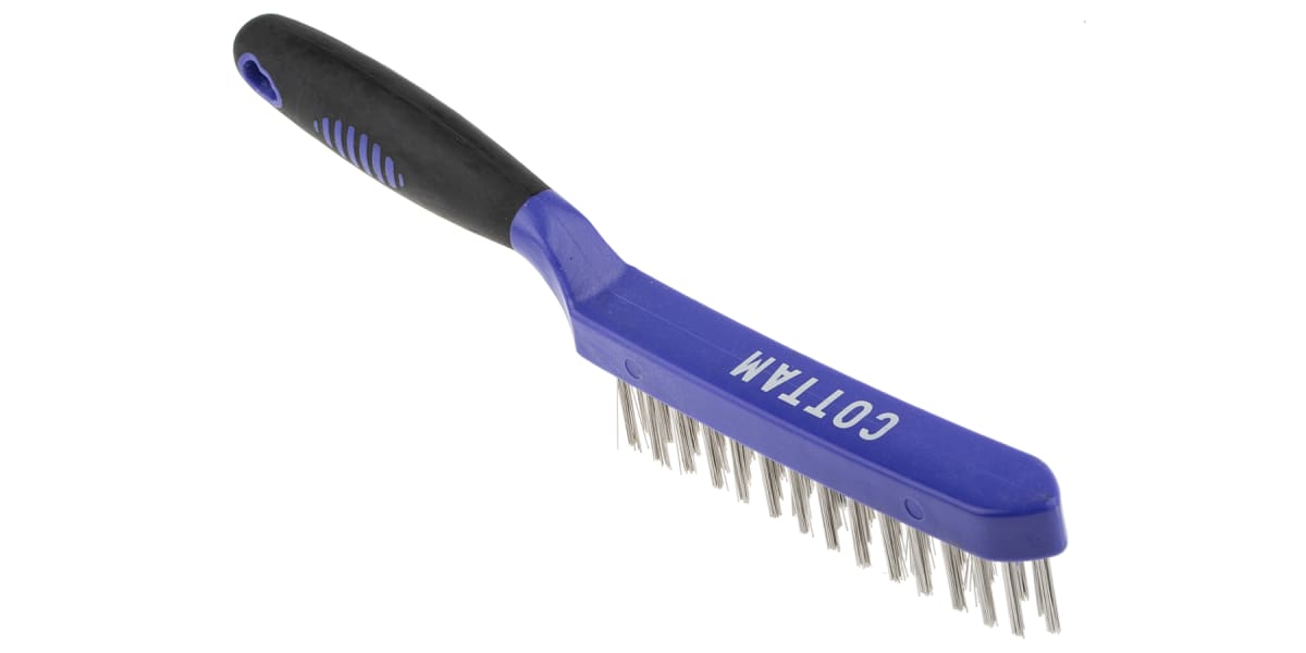 Product image for 3 row stainless steel wire brush