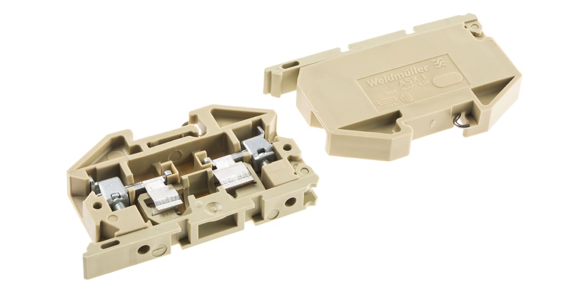 Product image for AKS1 FUSED TERMINAL CONNECTOR,6.3A 500V