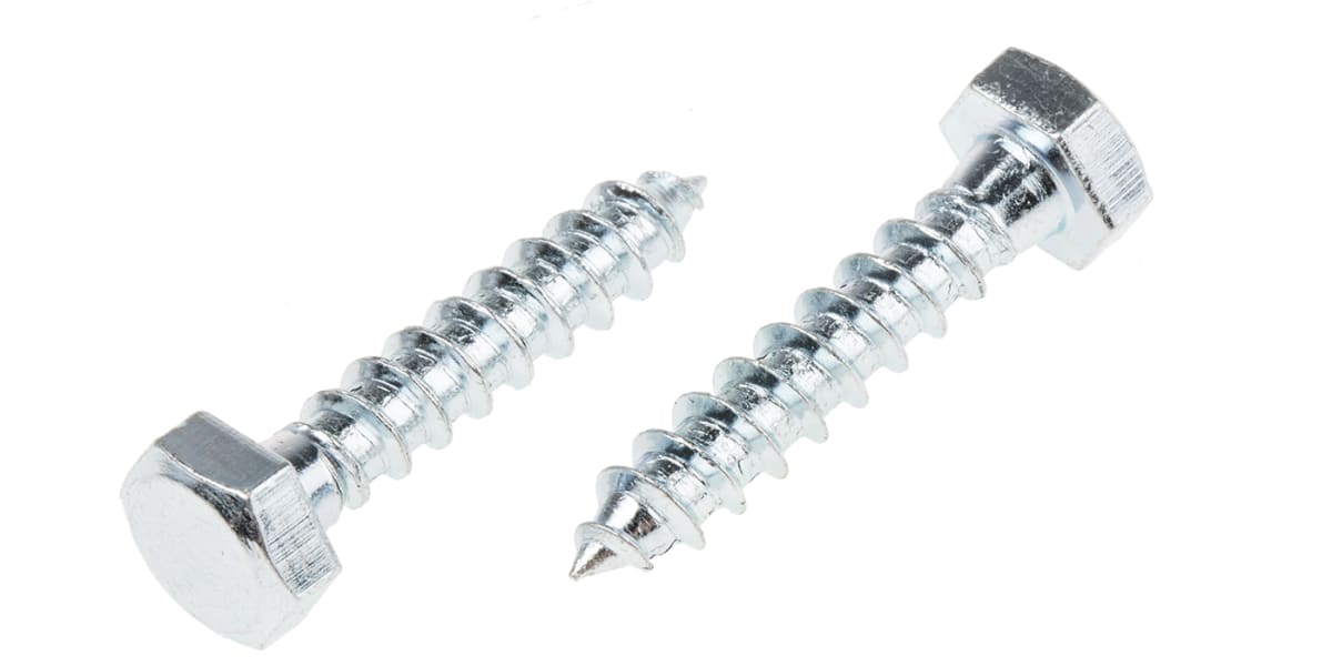 Product image for ZINC PLATED STEEL COACHSCREW,6X30MM