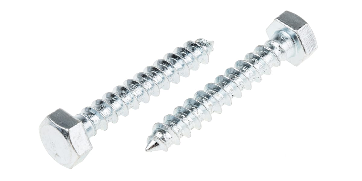 Product image for Zinc plated steel coachscrew,8x50mm