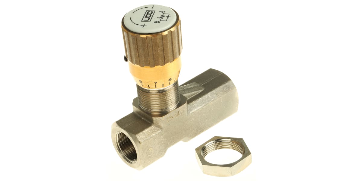 Product image for G3/8 BSP hydraulic speed control valve