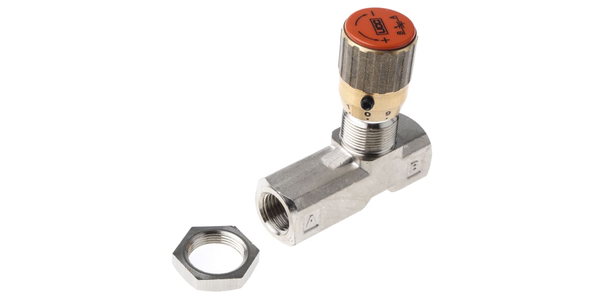 Product image for G1/4 BSP hydraulic needle valve,210bar