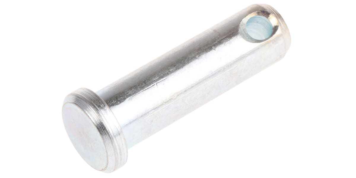 Product image for ZnPt MS clevis pin,3/8 dia 1 1/4in L