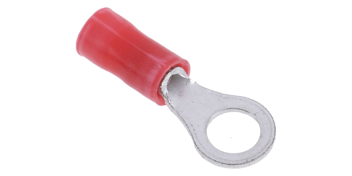 Product image for Ring terminal, PLASTI-GRIP, red, M5