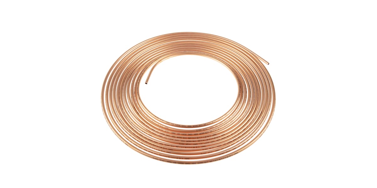 Product image for Annealed copper tube,10m L x G1/4 OD