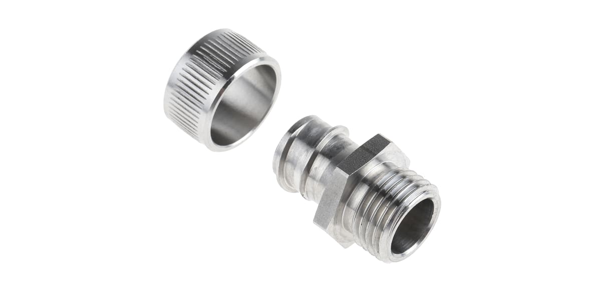 Product image for ST ADAPTOR FOR S/STEEL CONDUIT,16MM M16