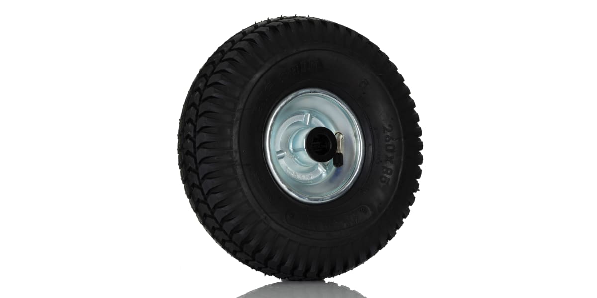 Product image for Spare pneumatic tyred wheel,260mm OD