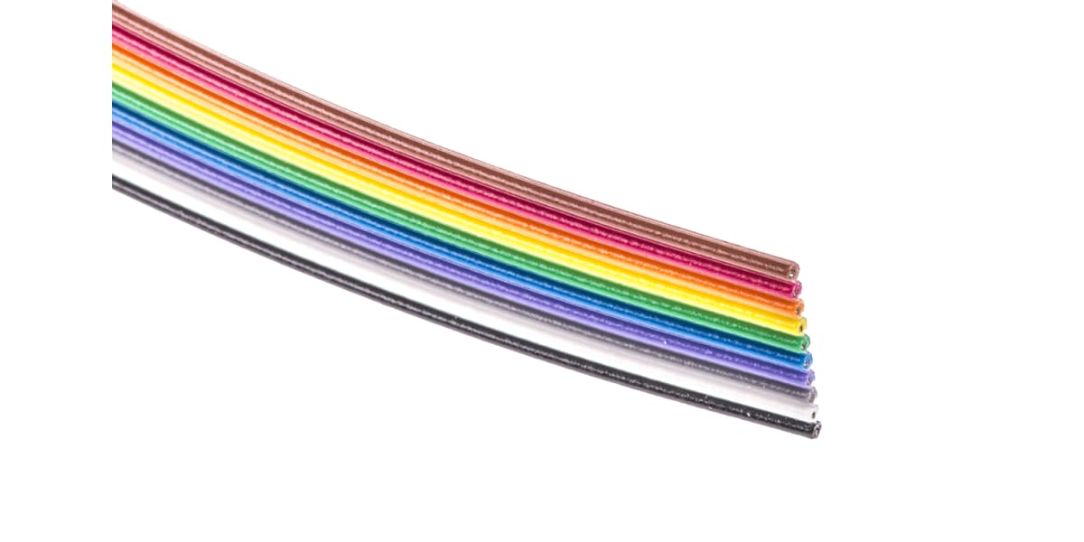 Product image for 10way 3302IDC 0.05 in ribbon cable,30.5m