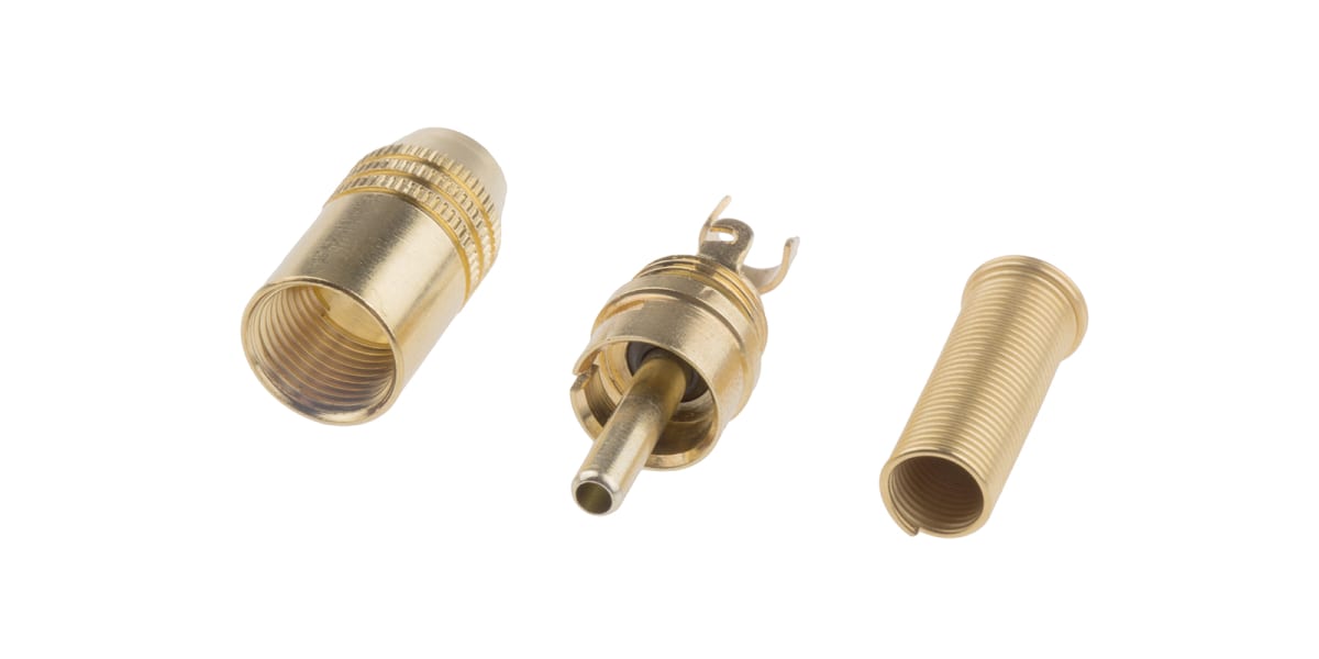 Product image for GOLD CONNECTOR RCA