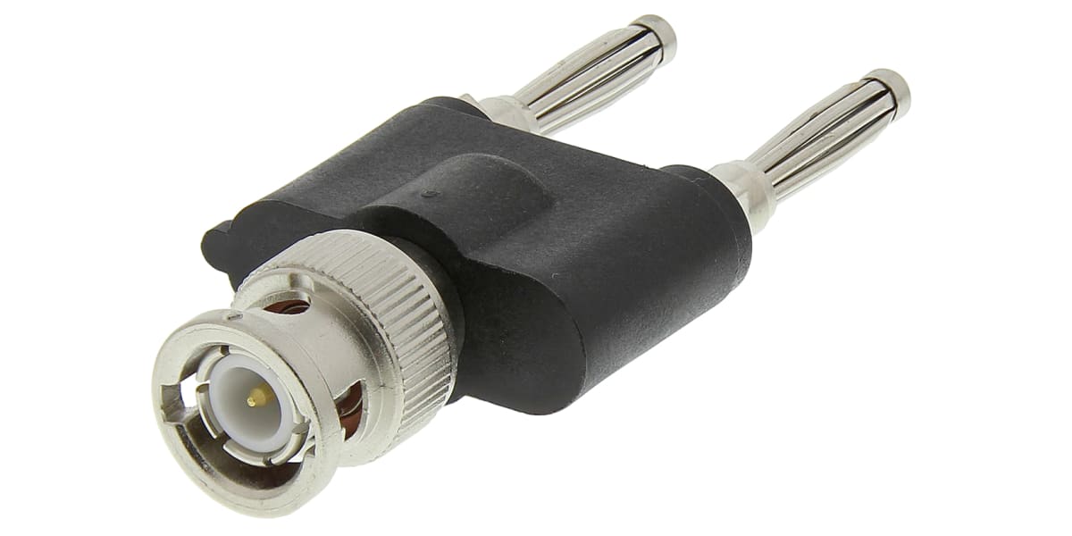 Product image for ADAPTOR BNC PLG-2X4MM PLG