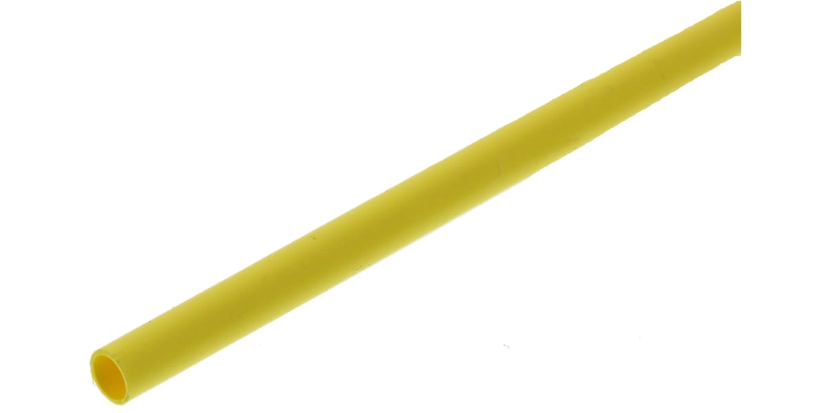 Product image for Yellow heatshrink tubing,1.6mm bore