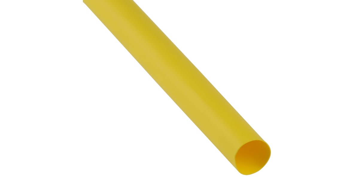 Product image for Yellow heatshrink tubing,12.7mm bore