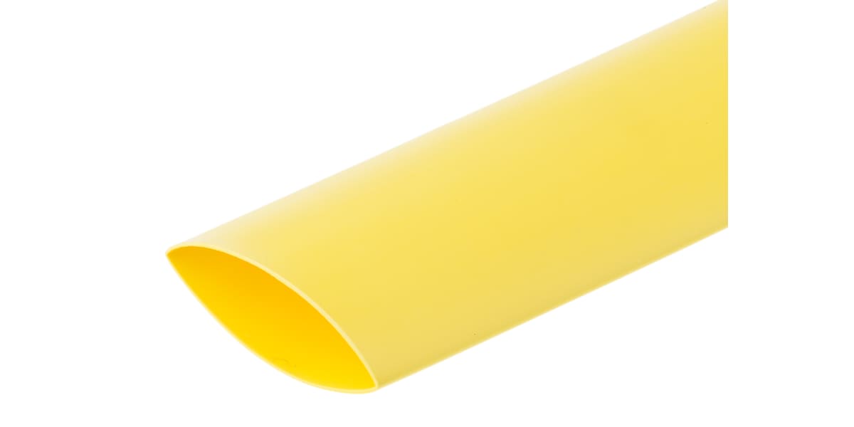 Product image for Yellow heatshrink tubing,19mm bore