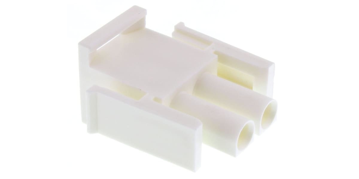 Product image for 2 way white plug housing