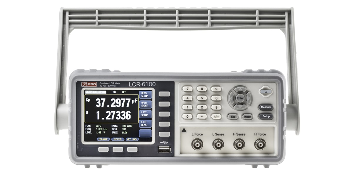 Product image for 100kHz high precision LCR meter,RS232