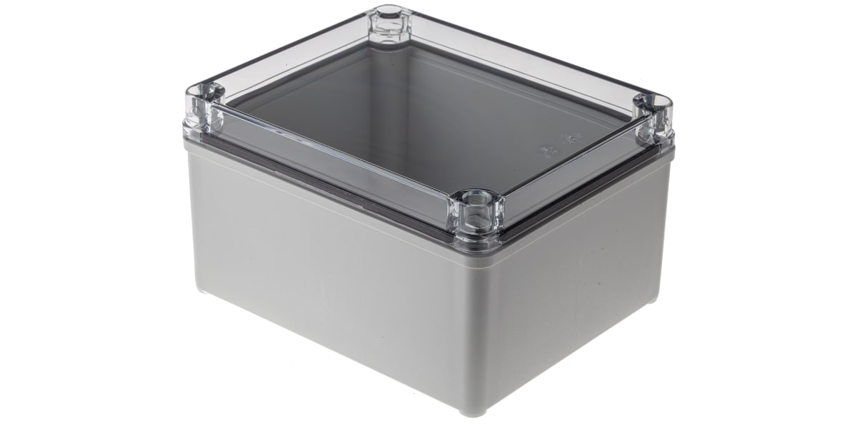 Product image for IP67 box w/transparent lid,170x140x95mm