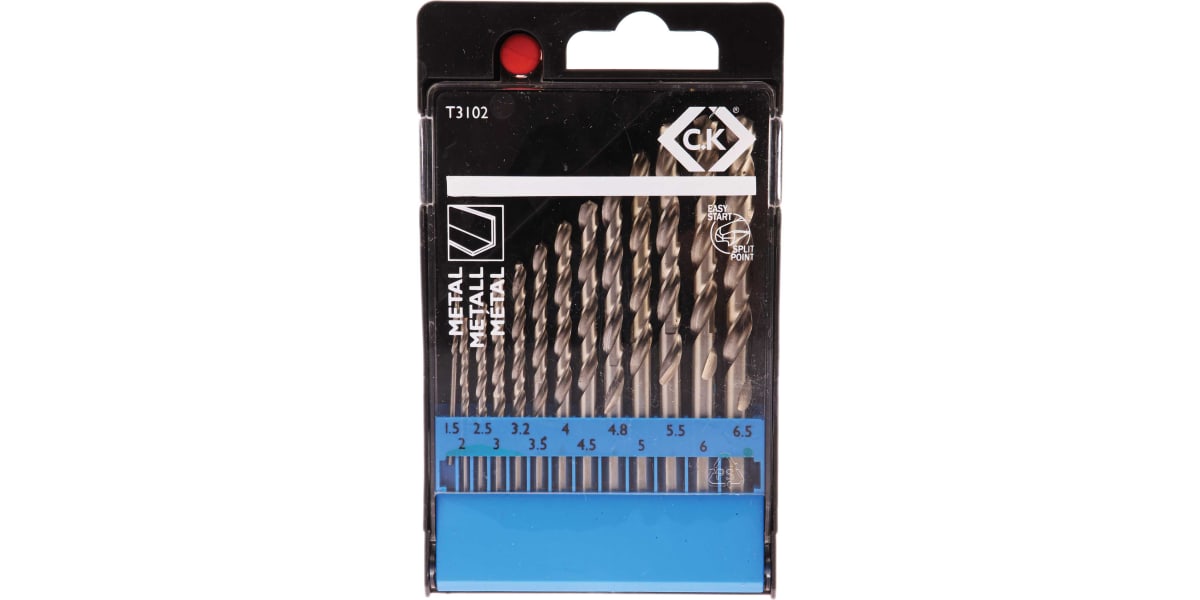 Product image for DRILLS KIT (13 PIECES: 1.5 TO 6.5MM)