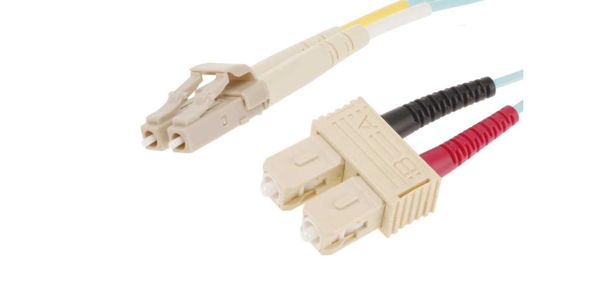 Product image for Patchcord Multimode  LC - SC Aqua 1m