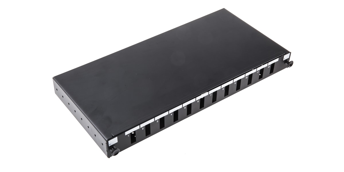 Product image for Unloaded Sliding 12 Port Patch Panel