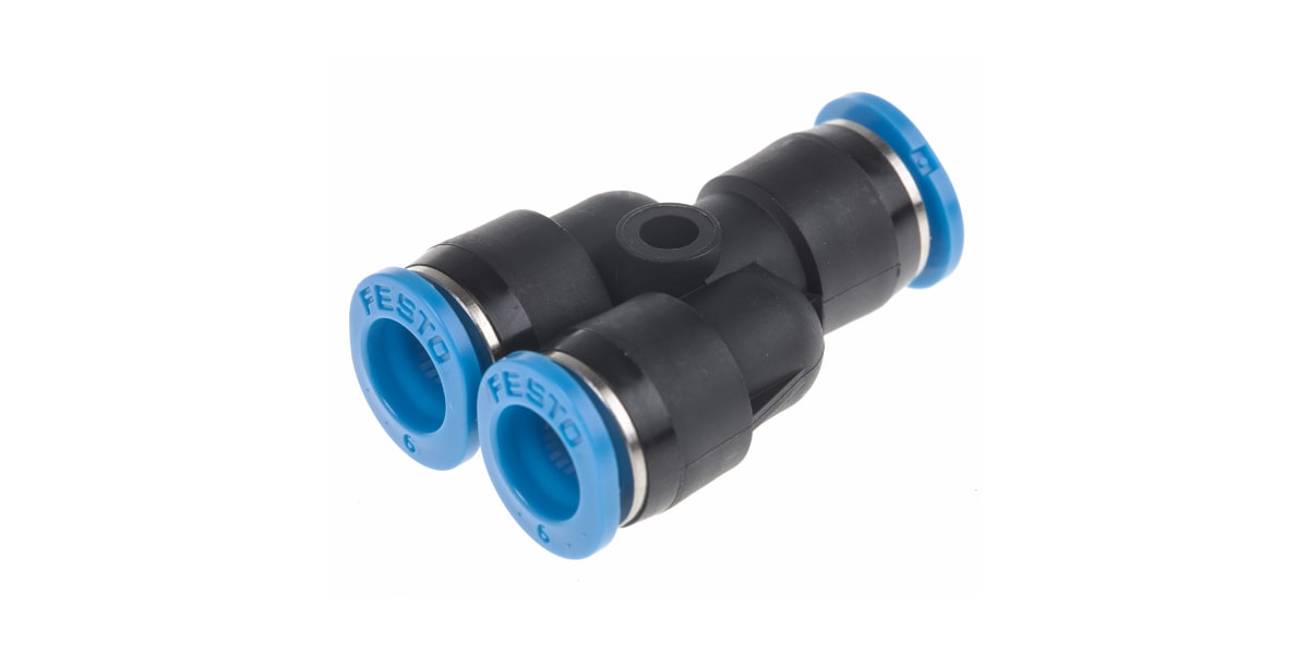 Product image for Push in Y Connector, 6mm