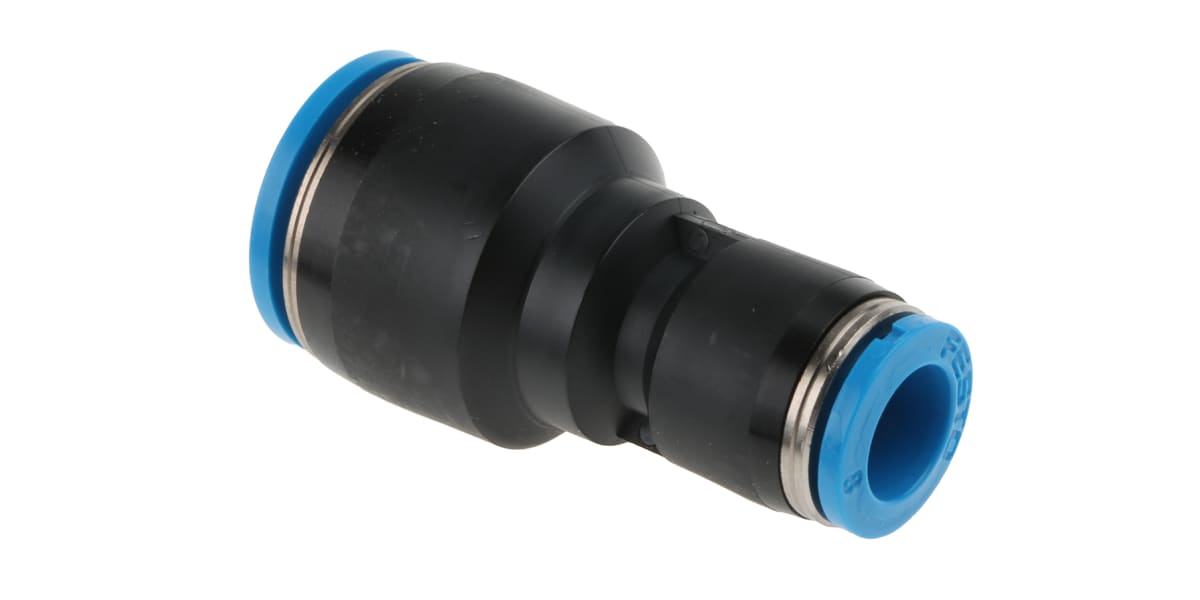 Product image for Pneumatic Push-in Connector, 12mm to 8mm