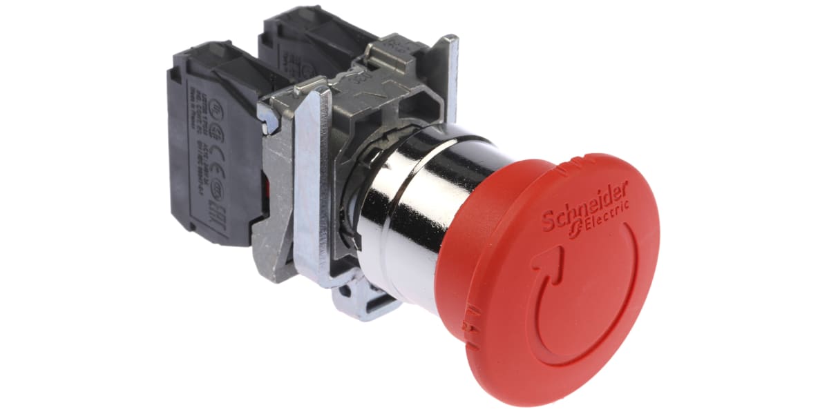 Product image for EMERGENCY STOP RED 40MM TWIST RESET 2NC