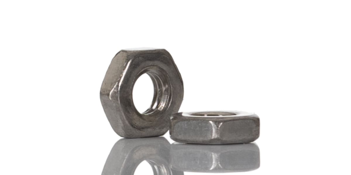 Product image for M3 A2 S/Steel Locking Half Nut,Din 439