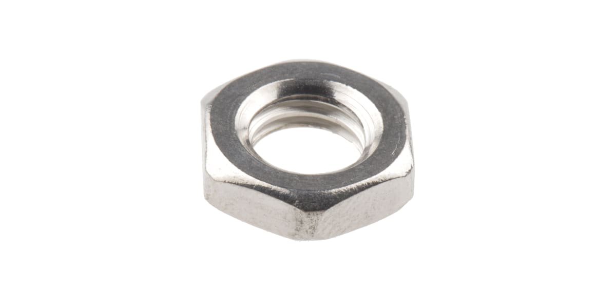 Product image for M8 A4 S/Steel Locking Half Nut,Din 439